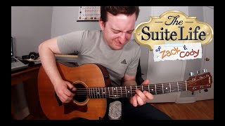 The Suite Life Of Zack amp Cody Theme  Fingerstyle Guitar Cover  Free Tabs Jacob Neufeld [upl. by Eelarat]