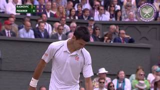 Wimbledons greatest tiebreak Epic battle between Novak Djokovic and Roger Federer in 2015 Final [upl. by Glenna]