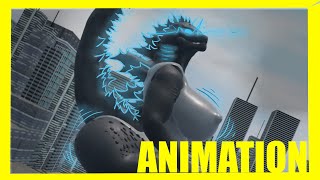 GODZILLA BACK AT IT AGAIN  ANIMATION [upl. by Norahc]