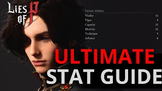 Lies Of P Ultimate Stat Guide with soft capshard caps [upl. by Paz]