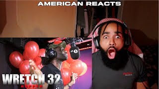 American Reacts To  Wretch 32  Fire in the Booth Part 5 UK [upl. by Llenrad]