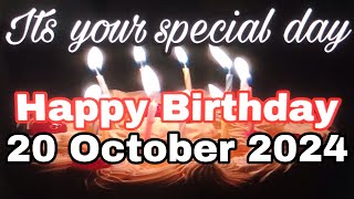 2 October 2024 Birthday Wishing VideoBirthday VideoBirthday Song [upl. by Ahterod]