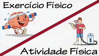 ATIVIDADE FÍSICA X EXERCÍCIO FÍSICO [upl. by Senn]