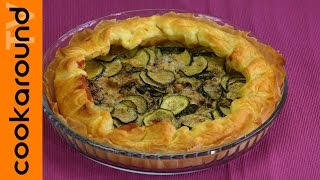 Torta salata zucchine e gorgonzola  Ricette torte salate [upl. by Yrmac]