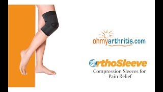 How to Wear the Orthosleeve KS7 Knee Compression Sleeve  Oh My Arthritis [upl. by Onnem645]