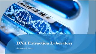 DNA Extraction Laboratory Methods [upl. by Aihtibat]