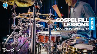 5 New Gospel Drum Fill Lessons [upl. by Weikert10]