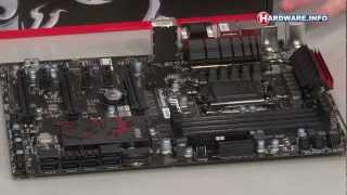 MSI Z77AGD65 Gaming moederbord review HardwareInfo TV Dutch [upl. by Yila605]