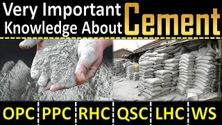 Types Of Cement their Uses  Properties of Cement  OPC  PPC  By CivilGuruji [upl. by Lamson]