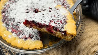 Johannisbeerkuche Super leckerer Kuchen mit Mürbeteig und Johannisbeeren 😋 [upl. by Judon388]