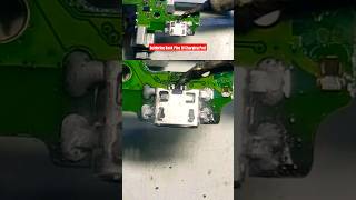 Repairing Infinix Hot 10 Play Charging Port tech repair technology smartphone mobile [upl. by Anaic847]