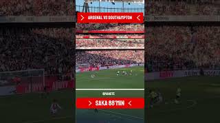 Arsenal vs Southampton 31Highlights  EPL Premier League 202425  SAKA 88min goal shorts [upl. by Arracot]