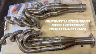 Infinity Designs BMW S85 M5M6 Header Installation  Outlaw Euro [upl. by Noami]