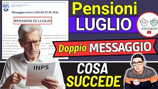 PENSIONI LUGLIO ➜ MESSAGGIO INPS 5 AVVISI SBAGLIA IMPORTI AUMENTI 14ESIMA e ANTICIPI PAGAMENTI [upl. by Noremmac973]