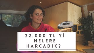 22000 TLYE TRANSPORTER KARAVAN DÖNÜŞÜMÜ  BAŞTAN SONA KARAVAN YAPIM MALİYETİ [upl. by Graf319]