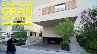 CASA CON GRAN VOLADO 12 x 23 M²  ARQ GÓMEZ LOZA  OBRAS AJENAS [upl. by Adnohral]