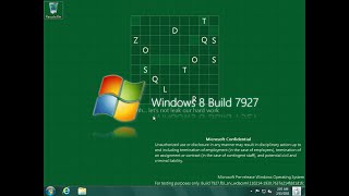 Taking a look at Windows 8 Build 7927 [upl. by Naitsabas]