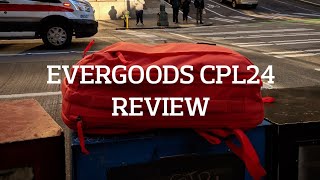 EVERGOODS CPL24 Backpack Review [upl. by Aranat738]