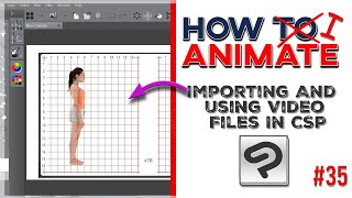 Importing and Using Video Files in Clip Studio Paint Tutorial [upl. by Etnuahc]