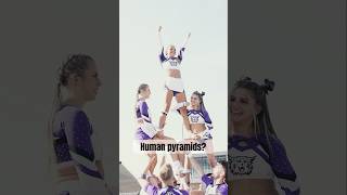 Name this pyramid sportshorts acro cheer stunts workout fitness cheerleading football [upl. by Adnowat]