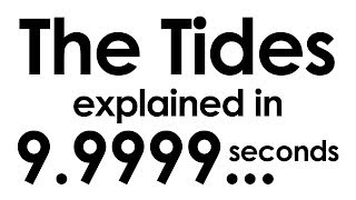 The Tides explained in ten seconds [upl. by Llamaj]