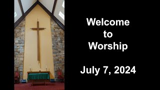 Colesville Presbyterian Church Livestream July 7 2024 [upl. by Dyanna]