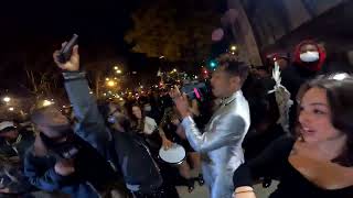 Jon Batiste LIVE Grammy Award Winner Celebrates Leads Second Line Out of Bowery Ballroom 121421 [upl. by Imot23]