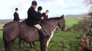 Lamerton Hunt Hedge Cross Lydford 12122020 [upl. by Gosser]