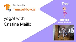 YogAI TensorFlow powered yoga instructor  Made with TensorFlowjs [upl. by Pyle976]