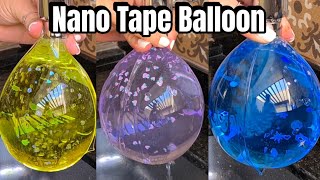 Super Squishy with Nano Tape 실리콘테이프Oddly satisfying Balloon satisfying asmr nanotape [upl. by Ecar]