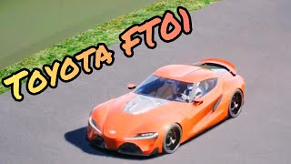 Assetto Corsa  Testing Toyota FT1 on Track Mod Concept Townsville Motorsport Park WIP [upl. by Ahset]