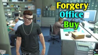 GTA 5 ONLINE  New Business Buy  Document Forgery Office  Business Setup  gtaonline [upl. by Eenram]