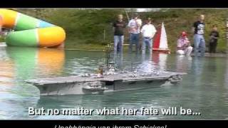 RC Boat  USS Forrestal  Carrier Warship [upl. by Arraik]