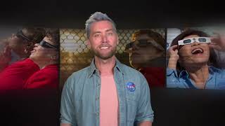 NSYNC’s Lance Bass Shows How to Safely View an Annular Solar Eclipse Oct 6 2023 [upl. by Urania]