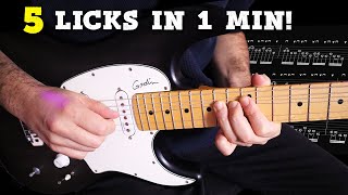 Great Pentatonic Licks To Level Up Your Solos No Talking [upl. by Amathiste640]