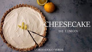 CHEESECAKE DE LIMON  Vegano crudista y Delicioso [upl. by Hsenid727]