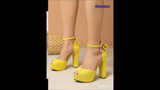 heels stylish shoes sandals cuteheels collection ytshorts latest fancy shorts reels [upl. by Ellehcil]