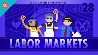 Labor Markets and Minimum Wage Crash Course Economics 28 [upl. by Nylram]