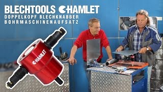 Blechtools Hamlet Blechnibbler 2015  der Bohrmaschinenaufsatz [upl. by Naid]