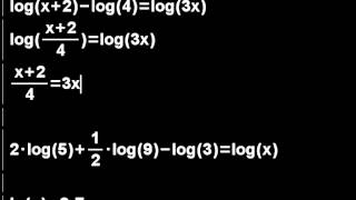 Logarithmus Aufgaben Vertiefung Video 3 [upl. by Aeila]