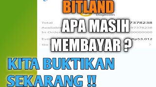 Live Withdraw BITLAND CLOUD MINING Legit 2020  Bukti Pembayaran Web Mining Bitland [upl. by Saffian74]