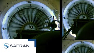 LEAP engine how are made composites fan blades 🇬🇧  Safran [upl. by Durgy]