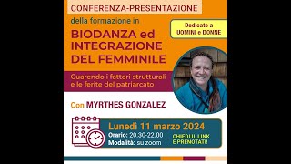 Conferenza Biodanza ed Integrazione del femminile [upl. by Nerraj424]