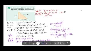 6Determine as medidas dos catetos e da hipotenusa do triângulo retângulo abaixo [upl. by Riella302]