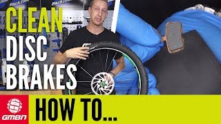 How To Clean Your Disc Brakes  Mountain Bike Maintenance [upl. by Dnalyk]