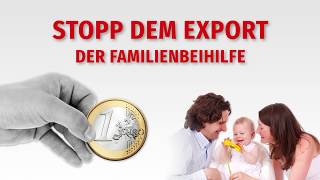 HC Strache garantiert Stopp dem Export der Familienbeihilfe [upl. by Renelle]