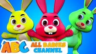 The Bunny Hop Song and more Easter Songs For Kids by All Babies Channel [upl. by Eseilana]