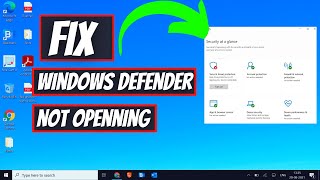 SOLVED Microsoft Windows Defender Windows Security Not Working in Latest Windows 1110 [upl. by Savannah]