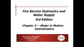 Chapter 03 Lecture on Water in Motion Hydrokinetics [upl. by Reizarf]