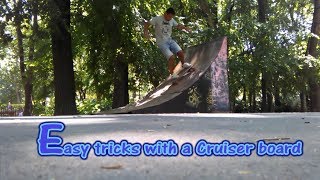 Tricks with cruiser board epII [upl. by Nosirb]